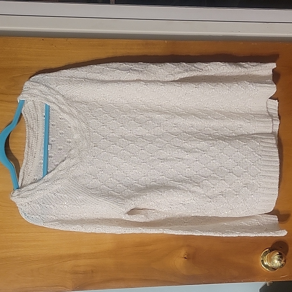 XL cream New York and Company knit sweater